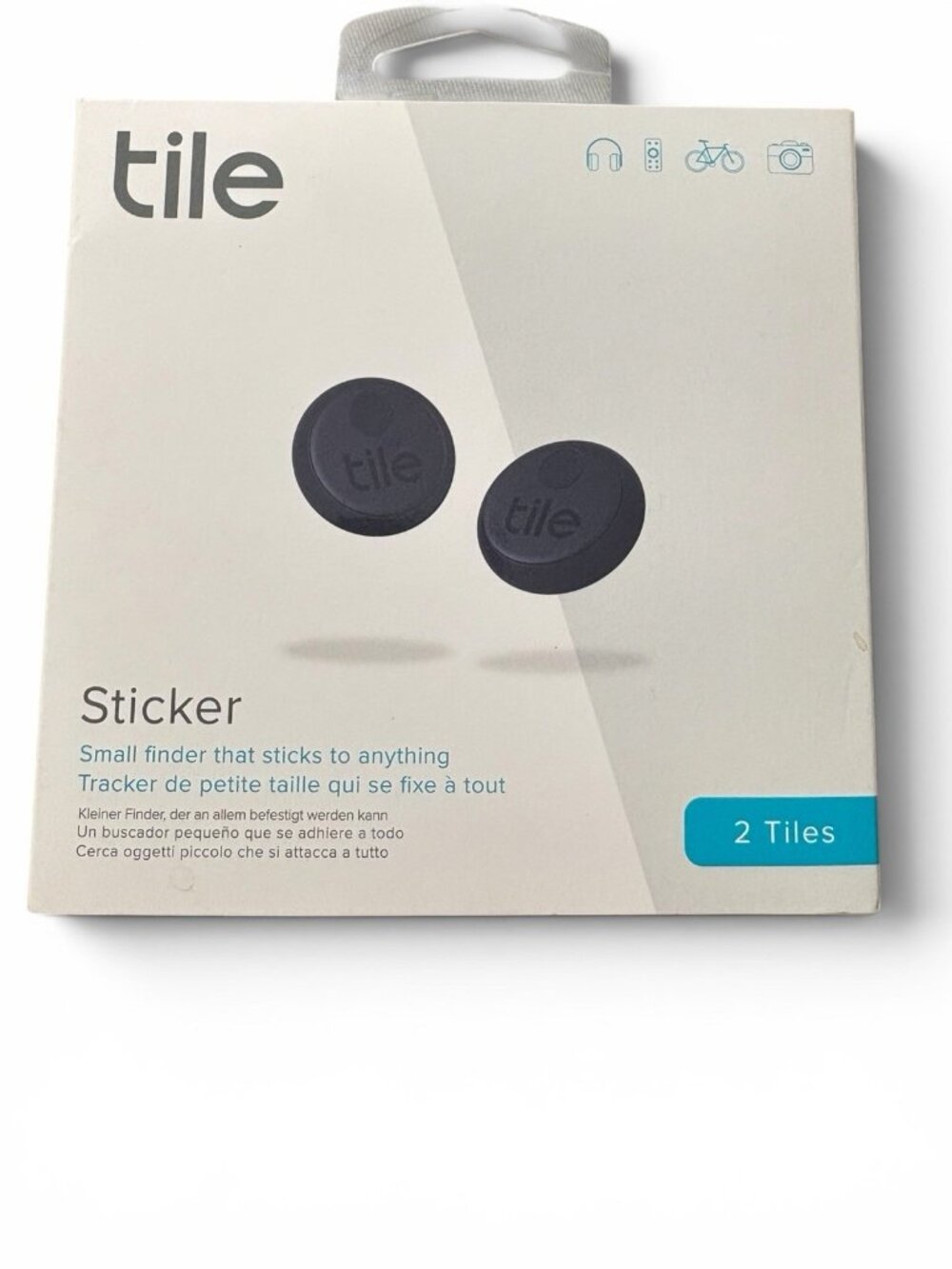 Tile Sticker Small Finder Tracker Pack of 2 Tiles FInd Your Things Unopened New